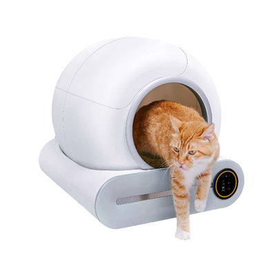2 de Rechthoekvorm van niveau Zelfreinigende Cat Litter Trays 65L-76L met Grote Kattebakken