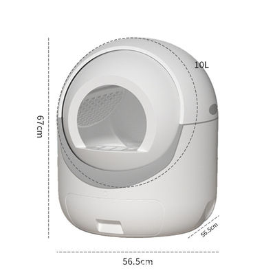 WiFi Toegelaten Slimme Cat Litter Box With Odor-Controle Verre Controle en Berichten
