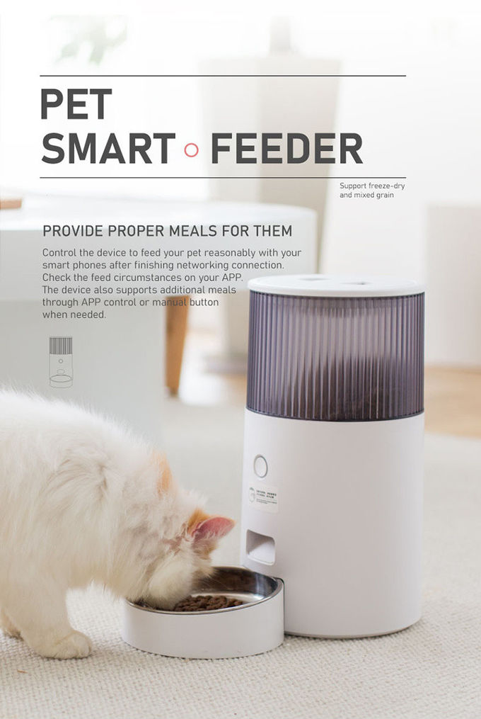Automaat van de de Afstandsbediening de Vastgestelde Hondevoer van Wificat dry food dispenser app 0